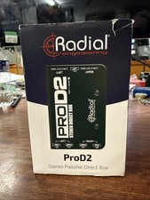 Radial Engineering ProD2 Stereo Direct Box Pedal PRO D2 - Pro-D2 Mint in box