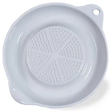 Ceramic Grater for Garlic Ginger Wassabi and More Kitchen Tool White