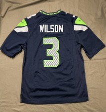 Seattle Seahawks Russell Wilson Jersey Nike Men s Size Small NFL