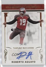 2016 National Treasures Rookie Signatures Gold 24/49 Roberto Aguayo Auto 7v7