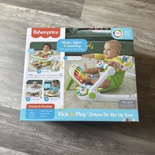 Fisher Price Kick and Play Deluxe Sit Me Up Baby Seat w/ Piano Toy NEW IN BOX