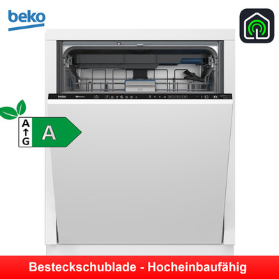 Beko Einbau Geschirrspüler 60cm Vollintegriert Besteckschublade A Inverter NEU