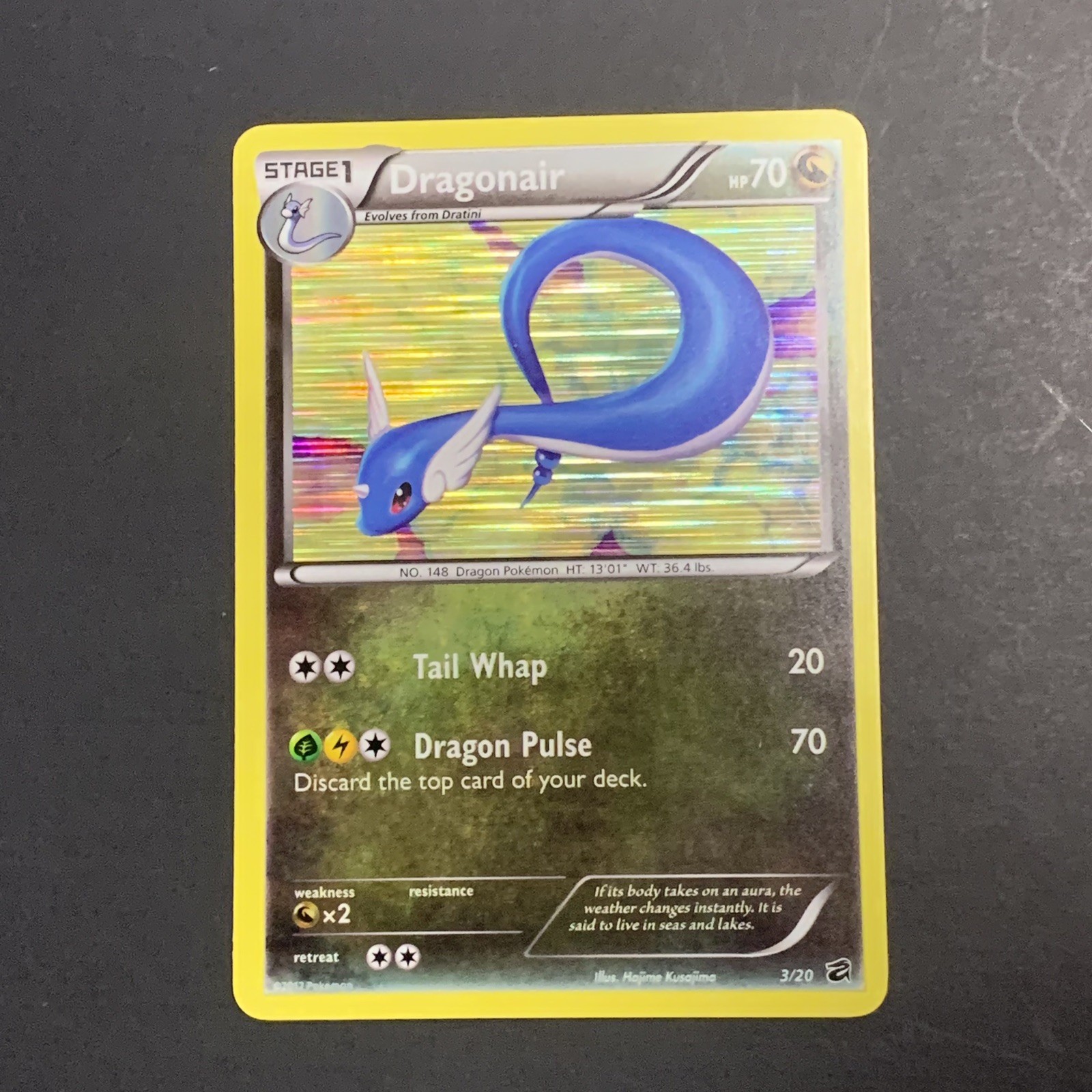 Dragonair 3/20 Dragon Vault Holo Nm/M