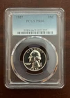 Washington Quarter - 90% SILVER - 1957P - Graded - PCGS - PR66 - 237