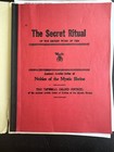 Secret Ritual Mystic Shrine Masonic Book John G. Jones 33° Free Shipping