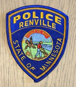 MN Minnesota RENVILLE Police sheriff VINTAGE patch