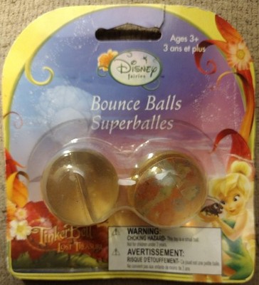 Disney Fairies Tinkerbell And The Lost Treasure Bounce Balls Super Balls 2 Pack