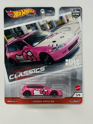 Hot Wheels Premium Modern Classics 1992 Honda Civic EG Hello Kitty