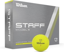Wilson Staff Model X Golf Balls Yellow, 12pk  1dz 2024 NEW
