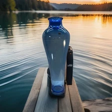 Blenko 24” Vase Rolled Edge  Beautiful !!!!