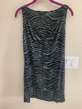 Jones New York Black Gray Dress Size S