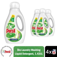 2x53W or 4x53W Persil Bio, NonBio, Colour Washing Liquid Detergent 1.431Litre