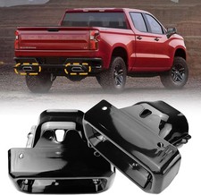 Exhaust Tips Bezels For Chevy Silverado Gmc Sierra 1500 Trucks 2019-2024 Exhaust Tips Bezels For Chevy Silverado Gmc Sierra 1500 Trucks 2019-2024