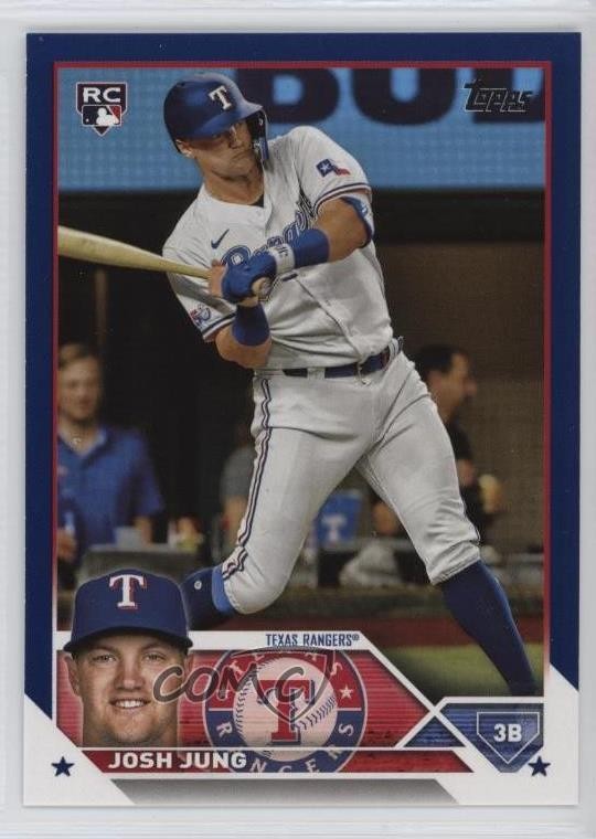2023 Topps Series 2 Royal Blue Josh Jung #529 Rookie RC 4z8