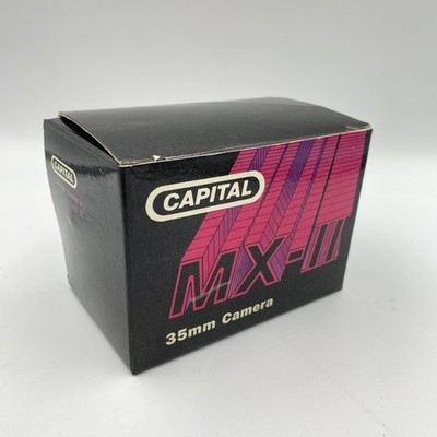 Capital MX-III 35mm Film Camera Brand New Open Box with Case Hot Shoe Strap