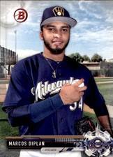 2017 Bowman Draft #BD16 Marcos Diplan - BB