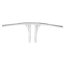 HARLEY SANTEE CHROME 1-1/4" T-BAR 8" RISE FITS 1982-UP w/ 3.5" CENTERS 1" GRIP