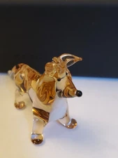 Art Blown Glass Figurine of the Sheltie Collie Shetland Sheepdog dog