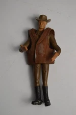 Vintage Lakeside Industries American Heroes COWBOY Super Flex 6" Toy MCM Bends