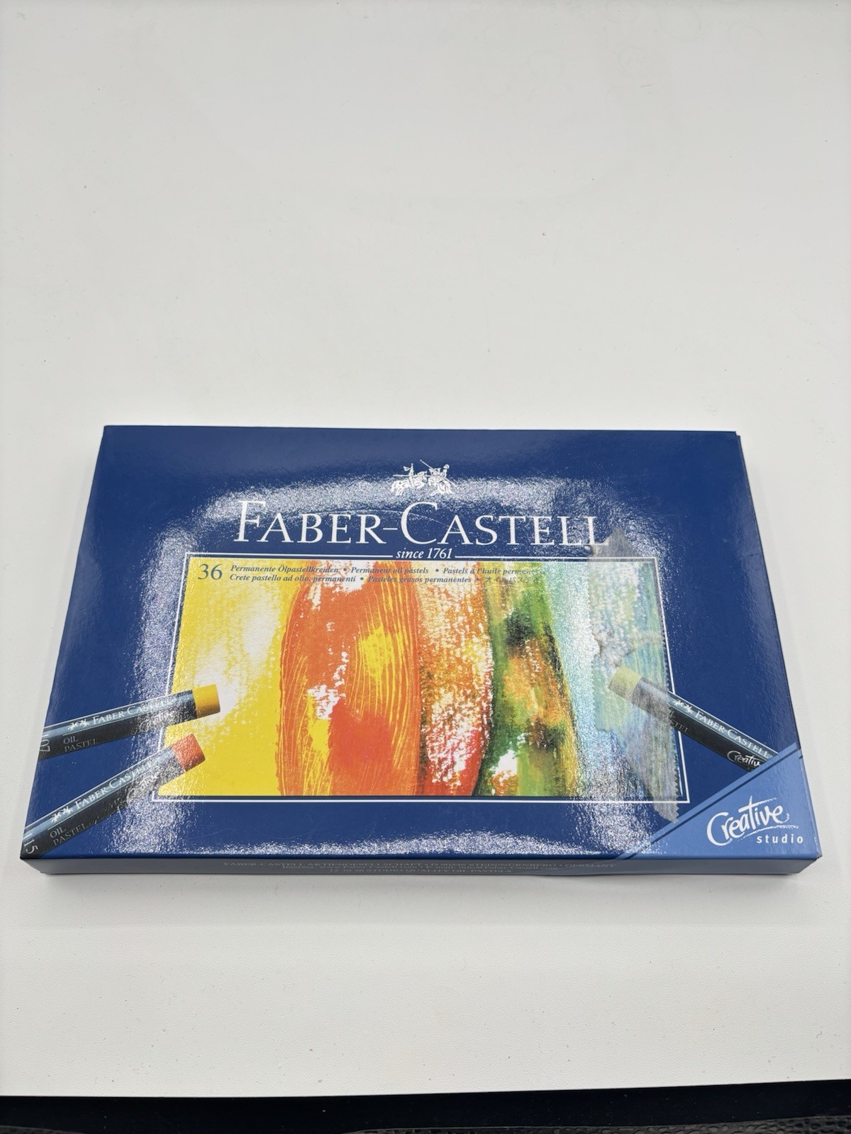 Faber-Castell Creative Studio Oil Pastel Crayons - 36 Vibrant Colors