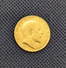1909 Gold Sovereign British Coin  King George V  British sovereign coin .235 oz
