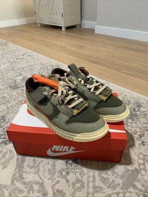 NIKE AIR DUNK JUMBO ( MEDIUM OLIVE ) SNEAKERS SHOES SIZE 10.5 ( DV0821) OG all