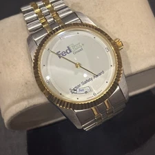 J50 Fed Ex Mens Driving Safety Award 5-Year Presidential Watch Parts Repair