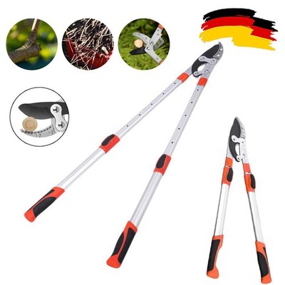 Teleskop Astschere Gartenschere Baumschere Astschneider Ø 70mm Teleskopgriffen