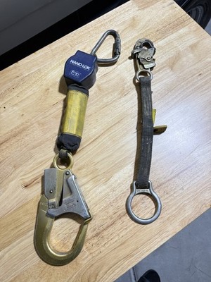 Sala Nano-Lok Self Retracting Lifeline + Hook Carabiner Harness Nano *USED*
