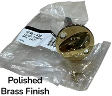 Baldwin Hardware 6748-030 MORTISE Lock Turn Piece Polished Brass Finish NOS