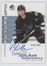 2019-20 SP Authentic Inscriptions 30/50 Joachim Blichfeld (12/12/2019) Auto m0p