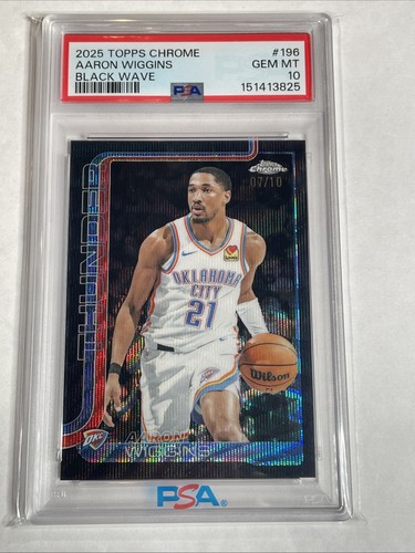 2025 Topps Aaron Wiggins Base (PSA 10)