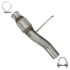 Stainless Steel Exhaust Extension Pipe fits: 2009-2014 GMC Yukon XL 1500 5.3L