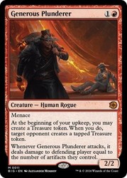 Generous Plunderer - Outlaws of Thunder Junction: The Big Score - Mythic Rare