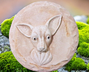 Chihuahua steppingstone plastic mold concrete plaster dog mould  8.75"x3/4"