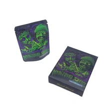 25x Heavy-Duty 3.5g Mylar Bags & Box Set | Smell Proof Resealable Herb Pouch