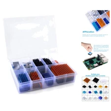 Complete 102pcs Heatsink Collection for Effective Cooling of Raspberry Pi & ICs