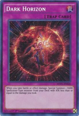 Dark Horizon MVP1-ENS26 Secret Rare 1st Edition – Yu-Gi-Oh! Movie Pack Collectible Card