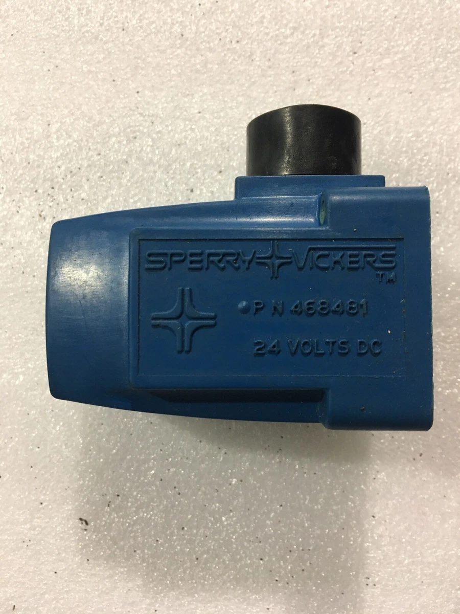 SPERRY VICKERS 468481 SOLENOID COIL 24V 3 PIN CONNECTION | eBay