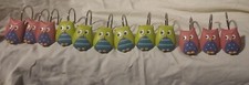 WHOOTY HOOT Mainstays Owl Shower Curtain Hooks Set of 12 Green Blue Pink Purple