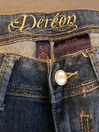 DEREON Capris Jeans Twiggy Wash Cuffed Size 5/6- NEW WITH TAGS - Picture 7 of 9