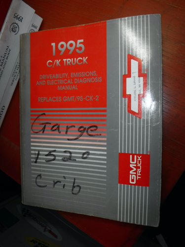 1995 CHEVY GMC C/K TRUCK SERVICE MANUAL AND FUEL EMISSIONS ELECTRICAL DIAGNOSIS - Imagen 2 de 17