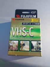 Fuji Film VHS-C TC-30 Blank Premium Quality Grade Camcorder Tape Lot Of 2 Sealed