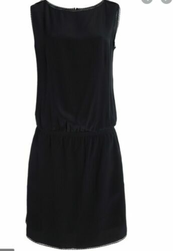 Zadig & Voltaire Ranky Raffle Lace Trim Dress Noir Size XS $548 | eBay UK