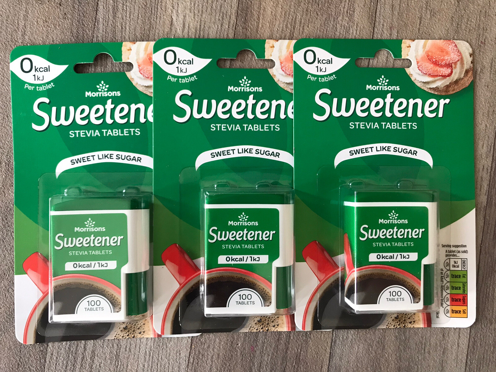 300 Stevia Sweetener Tablets For Slimmers Diabetics Morrisons 1st