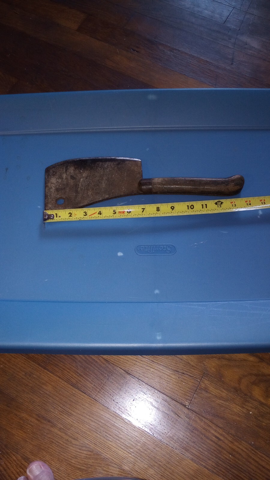 OLD ANTIQUE WOOD HANDLE BUTCHER BLOCK KNIFE,OLDTIME MEAT CLEAVER eBay