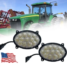 For John Deere 8120,8220,8420 8520 +RE181282 39 W LED Tractor Hood Light 2PCS