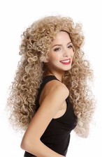 Perruque Cosplay Stark Boucles Crinière Long Volumineux Blond Mix Ange