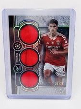 Antonio Silva Sl benfica Triple Patch Player Worn /75 Soccer Card SPTR-AS Sku114
