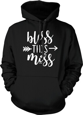 Bless This Mess - Funny Bestow Chaotic Disarrayed Unisex Hoodie